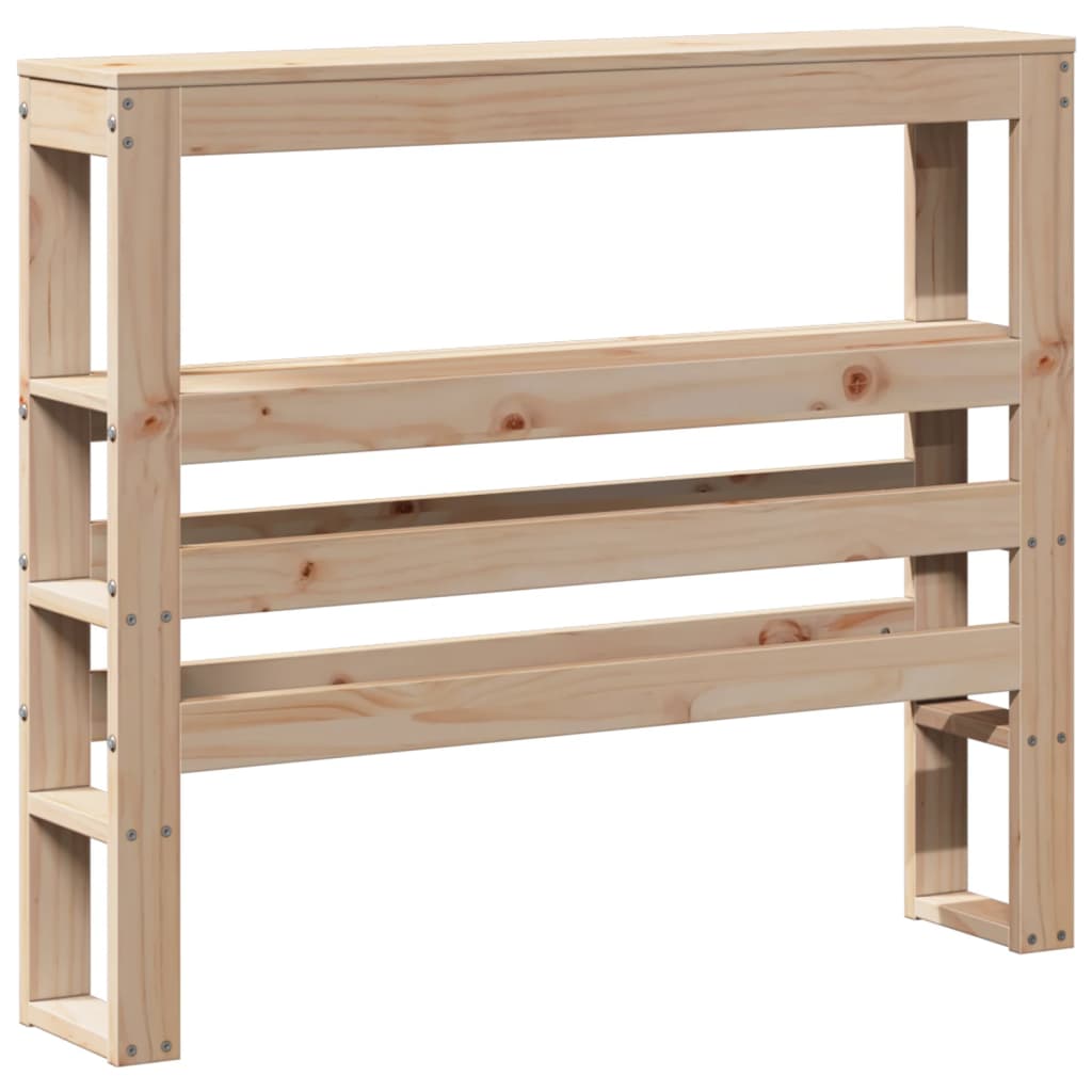 Κεφαλάρι με Ράφια 75 εκ. από Μασίφ Ξύλο Πεύκου - Pakobazaar