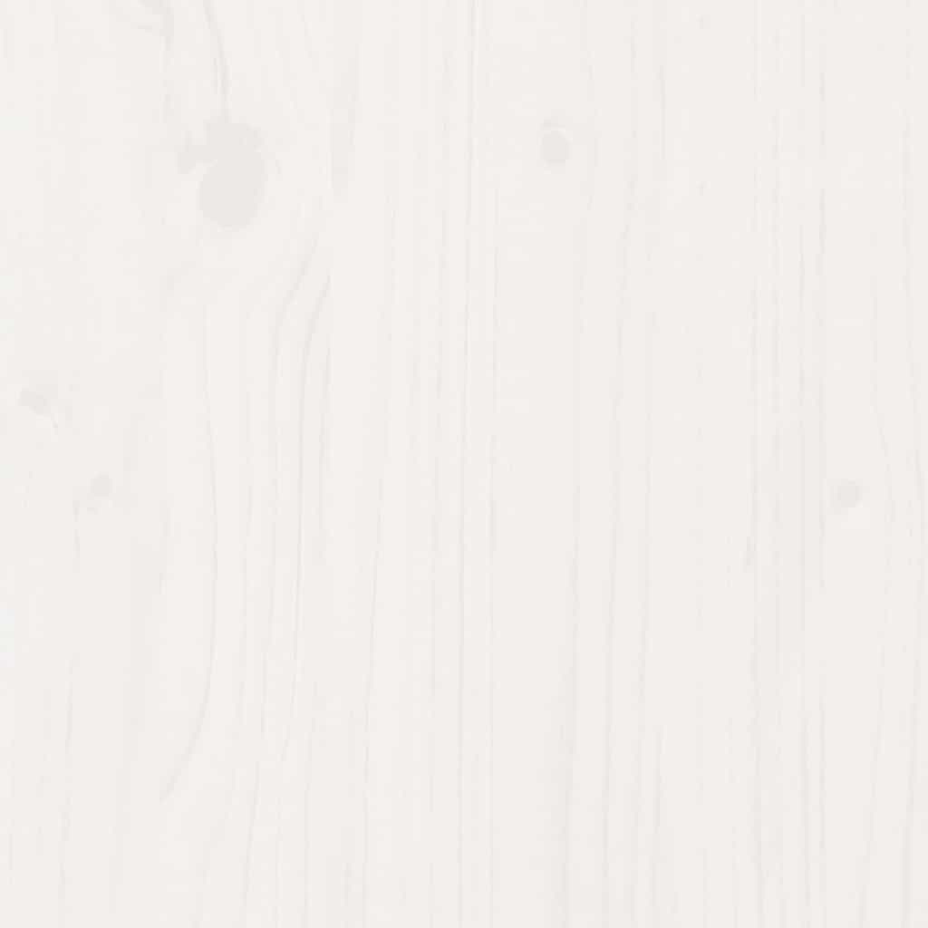 Συρτάρια Κρεβατιού 2 τεμ Λευκό 90x55x17 εκ. Μασίφ Ξύλο Πεύκου