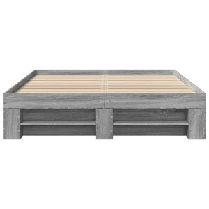 Πλαίσιο Κρεβατιού Γκρι Sonoma 120x200 εκ. Επεξεργασμένο Ξύλο