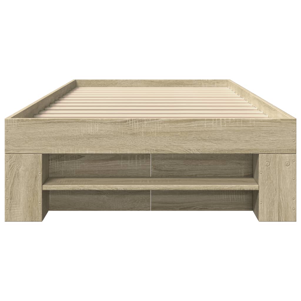 Πλαίσιο Κρεβ. Χωρ. Στρώμα Sonoma Δρυς 90x200 εκ. Επεξ. Ξύλο