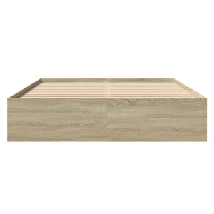 Πλαίσιο Κρεβατιού Χωρ. Στρώμα Sonoma Δρυς 150x200εκ. Επ. Ξύλο
