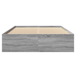 Πλαίσιο Κρεβατιού Γκρι Sonoma 120x200 εκ. Επεξεργασμένο Ξύλο
