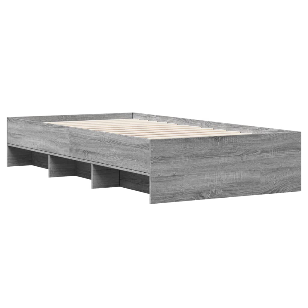 Πλαίσιο Κρεβατιού Γκρι Sonoma 100x200 εκ. Επεξεργασμένο Ξύλο