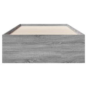 Πλαίσιο Κρεβατιού Γκρι Sonoma 100x200 εκ. Επεξεργασμένο Ξύλο