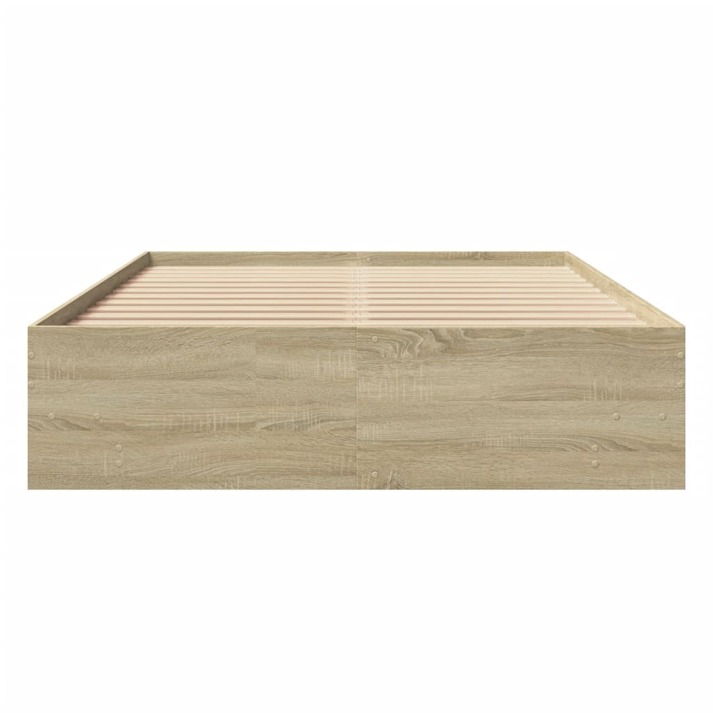 Πλαίσιο Κρεβατιού Χωρ. Στρώμα Sonoma Δρυς 120x190 εκ. Επ. Ξύλο