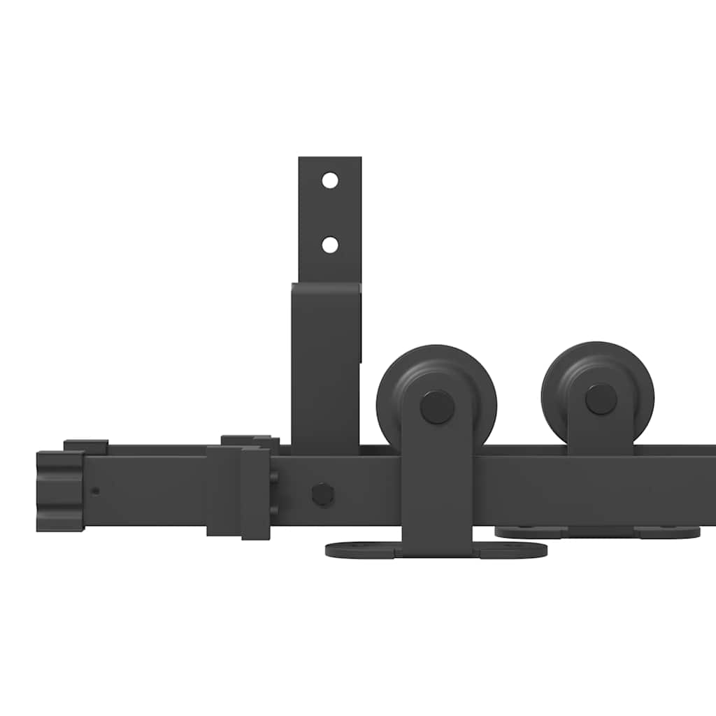 Μηχανισμός Συρόμενης Μεσόπορτας Μαύρος 213,5 εκ. Ατσάλινος