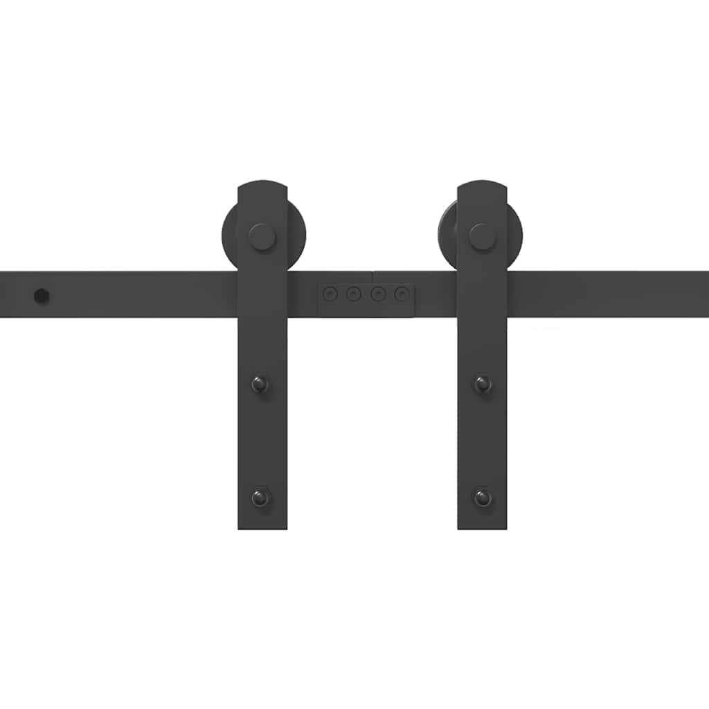 Μηχανισμός Συρόμενης Μεσόπορτας Μαύρος 427 εκ. Ατσάλινος