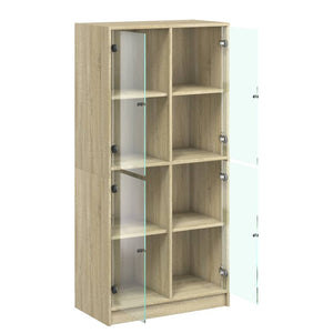 Ντουλάπα με Πόρτες 68x37x142 εκ. Επεξεργασμένο Ξύλο