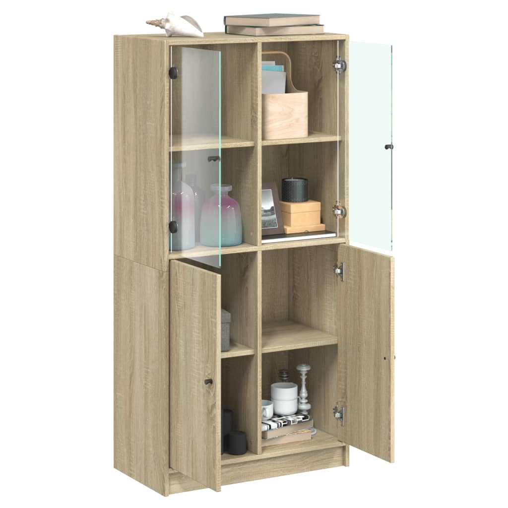 Ντουλάπα με Πόρτες 68x37x142 εκ. Επεξεργασμένο Ξύλο