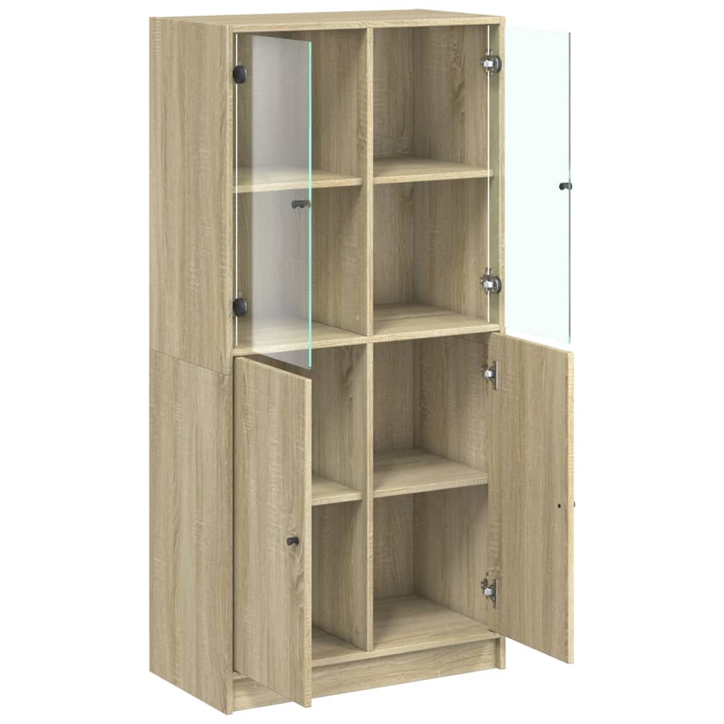 Ντουλάπα με Πόρτες 68x37x142 εκ. Επεξεργασμένο Ξύλο