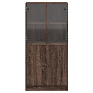 Ντουλάπα με Πόρτες 68x37x142 εκ. Επεξεργασμένο Ξύλο - Pakobazaar