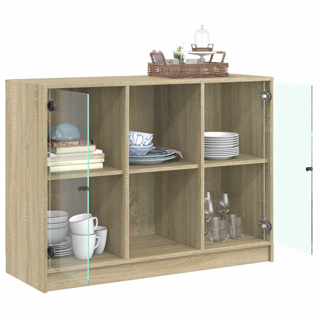 Μπουφές Sonoma Δρυς 102x37x75,5 εκ. Επεξεργασμένο Ξύλο