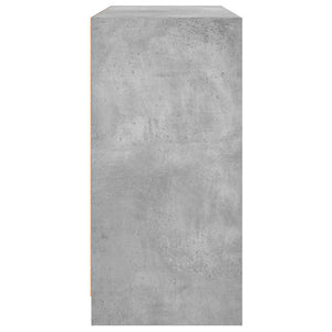 Συρταριέρα Γκρι Σκυροδ. 102x37x75,5 εκ. από Επεξεργασμένο Ξύλο