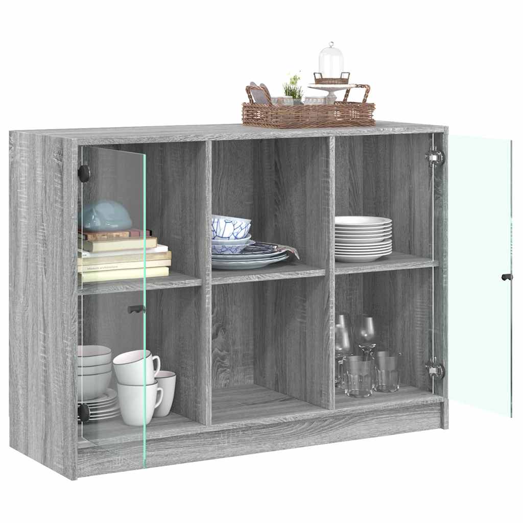 Μπουφές Γκρι Sonoma 102x37x75,5 εκ. από Επεξεργασμένο Ξύλο