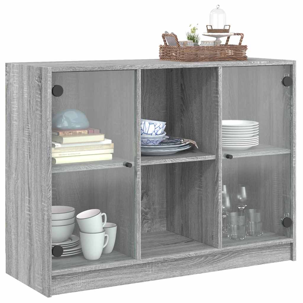 Μπουφές Γκρι Sonoma 102x37x75,5 εκ. από Επεξεργασμένο Ξύλο