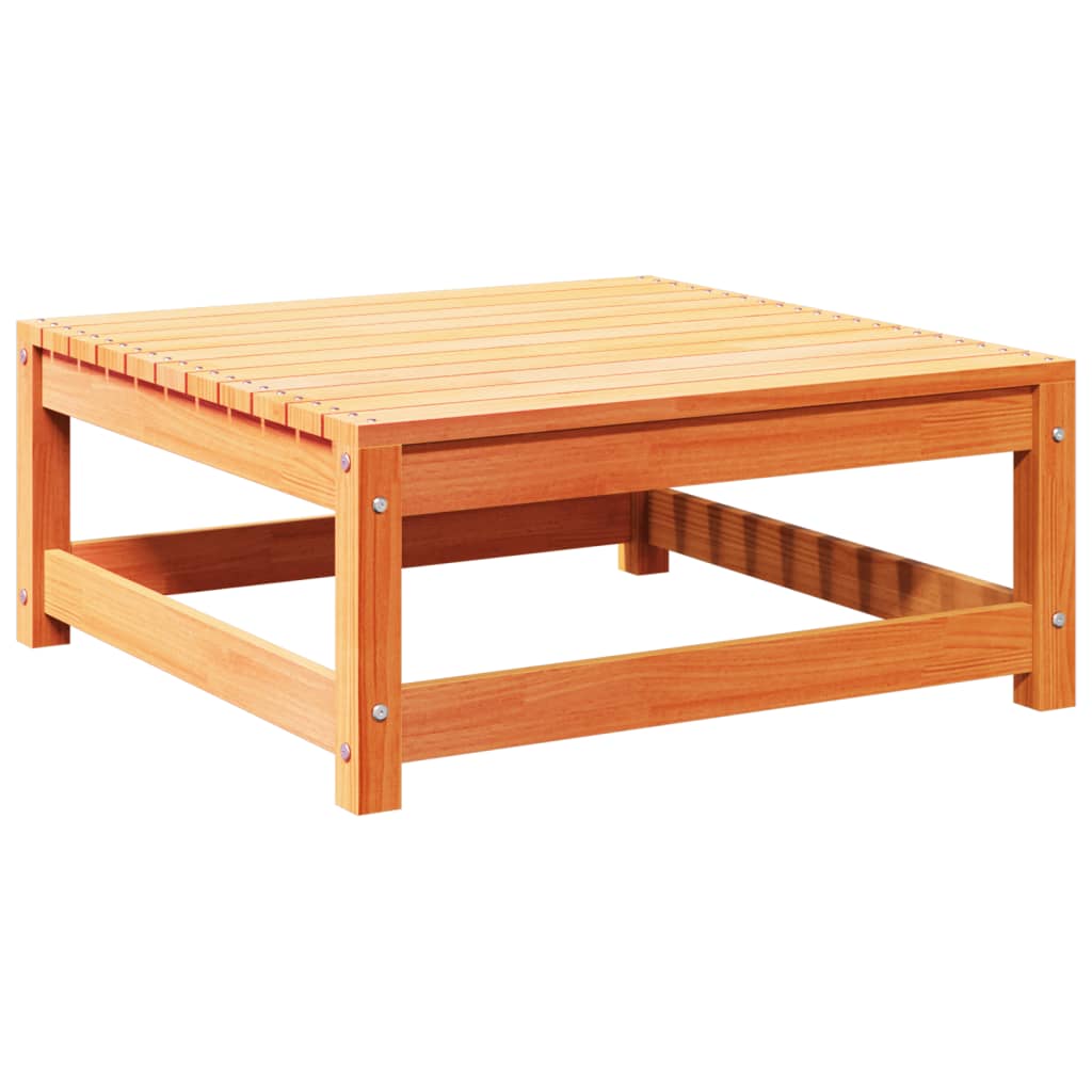 Καναπές Κήπου Σετ 8 τεμ. Καφέ Μασίφ Ξύλο Πεύκου με Μαξιλάρια