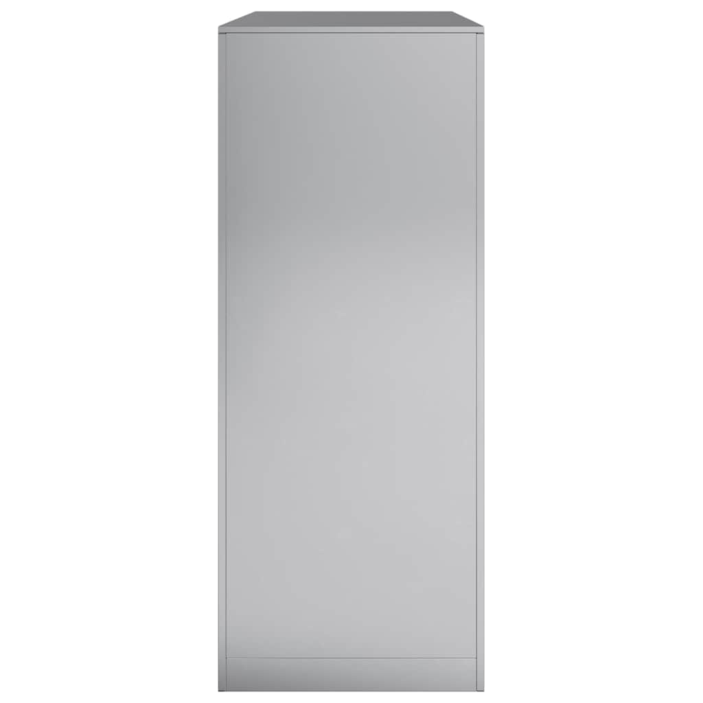 Ράφι Καυσόξυλων 100x40x100 εκ. Γαλβανιζέ Ατσάλι - Pakobazaar