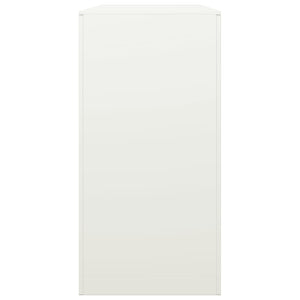 Ράφι Καυσόξυλων Λευκό 100x40x80 εκ. Ατσάλινο