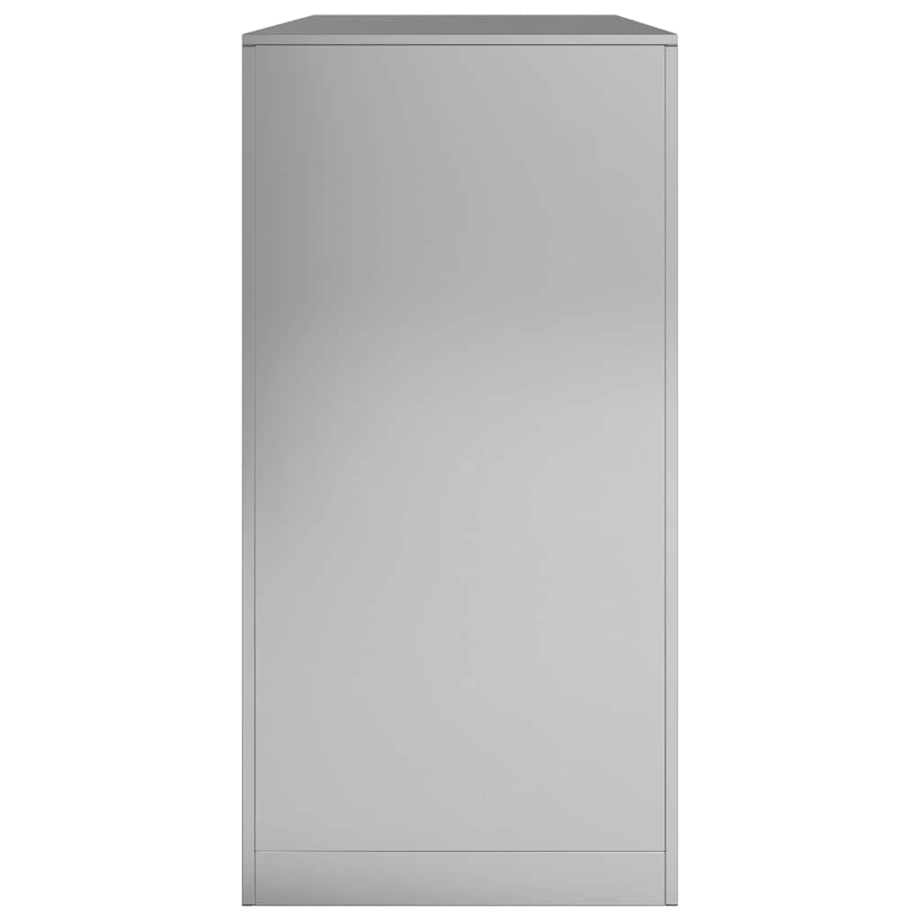 Ράφι Καυσόξυλων 100x40x80 εκ. Γαλβανιζέ Ατσάλι - Pakobazaar