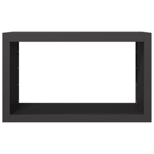 Ράφι Καυσόξυλων Μαύρο 100x40x60 εκ. Ατσάλινο - Pakobazaar