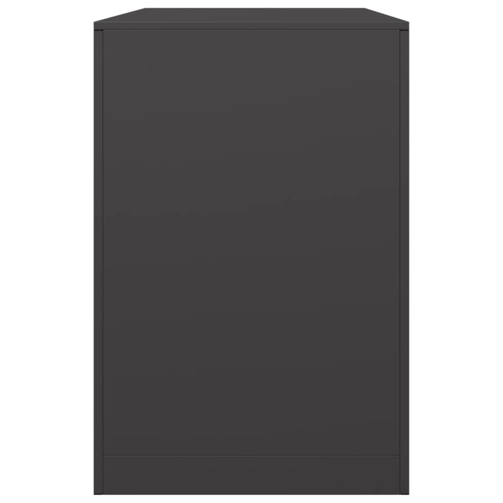 Ράφι Καυσόξυλων Μαύρο 100x40x60 εκ. Ατσάλινο - Pakobazaar