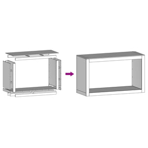 Ράφι Καυσόξυλων Μαύρο 100x40x60 εκ. Ατσάλινο - Pakobazaar