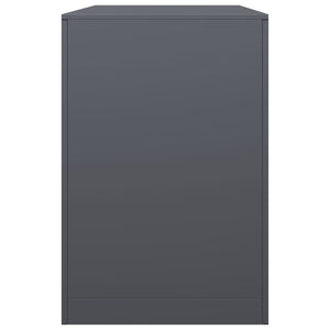 Ράφι Καυσόξυλων Ανθρακί 100x40x60 εκ. Ατσάλινο - Pakobazaar