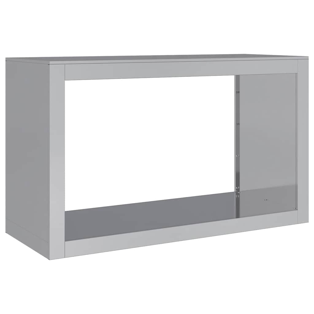 Ράφι Καυσόξυλων 100x40x60 εκ. Γαλβανιζέ Ατσάλι