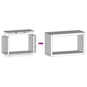 Ράφι για καυσόξυλα  100x40x60 cm Ατσάλι σκληρυθέν στον αέρα - Pakobazaar