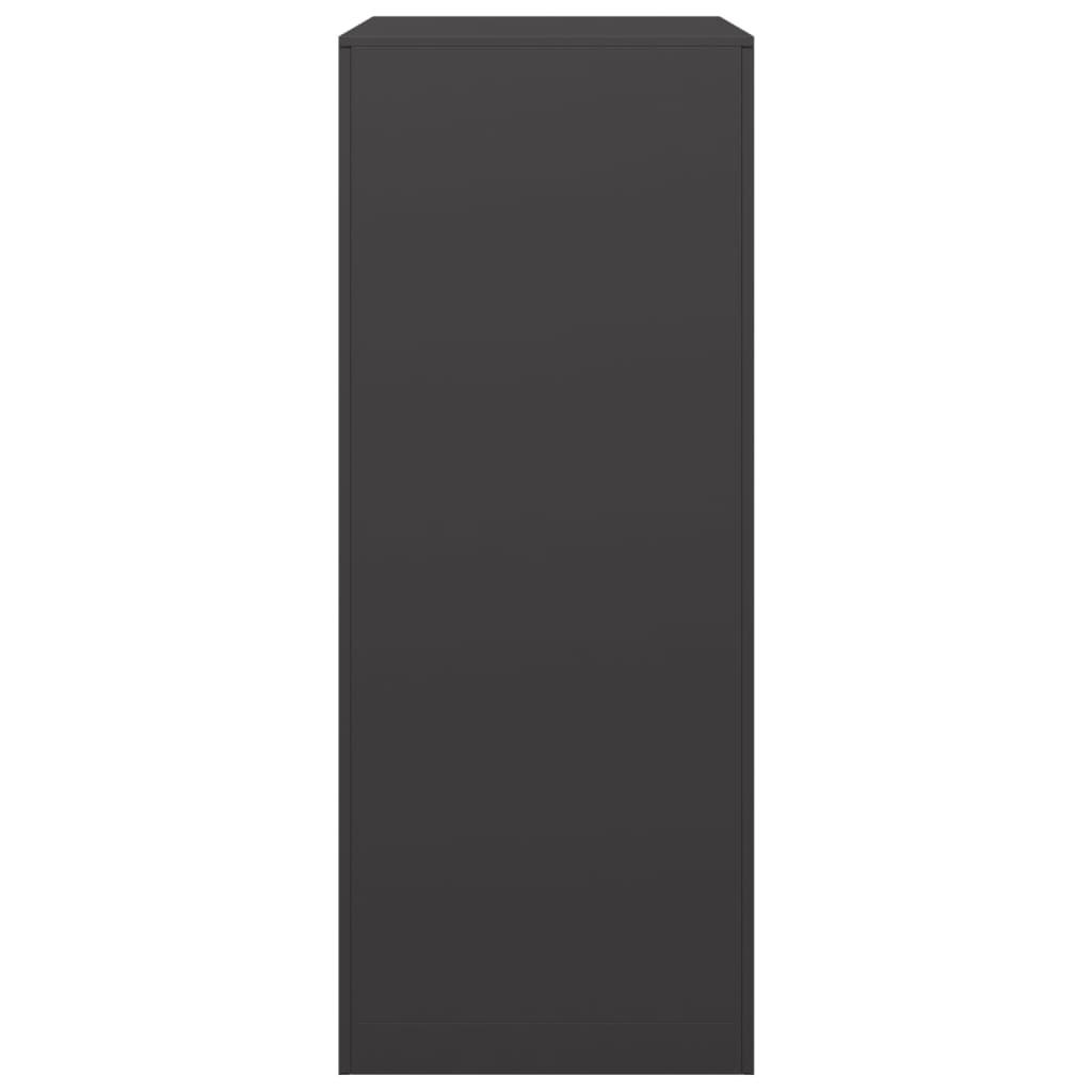 Ράφι Καυσόξυλων Μαύρο 60x40x100 εκ. Ατσάλινο - Pakobazaar