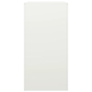 Ράφι Καυσόξυλων Λευκό 60x40x80 εκ. Ατσάλινο