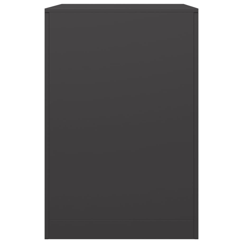 Ράφι Καυσόξυλων Μαύρο 60x40x60 εκ. Ατσάλινο - Pakobazaar