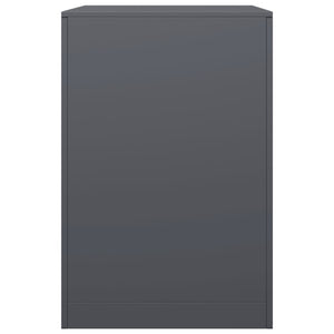Ράφι Καυσόξυλων Ανθρακί 60x40x60 εκ. Ατσάλινο