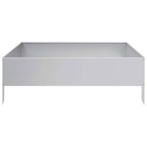 Ζαρντινιέρα Υπερυψωμένη 100x100x33,5 εκ. Γαλβανισμένο Χάλυβα