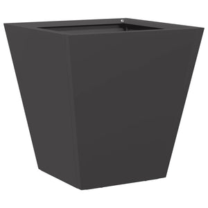 Ζαρντινιέρα Μαύρη 30x30x30 εκ. από Ατσάλι