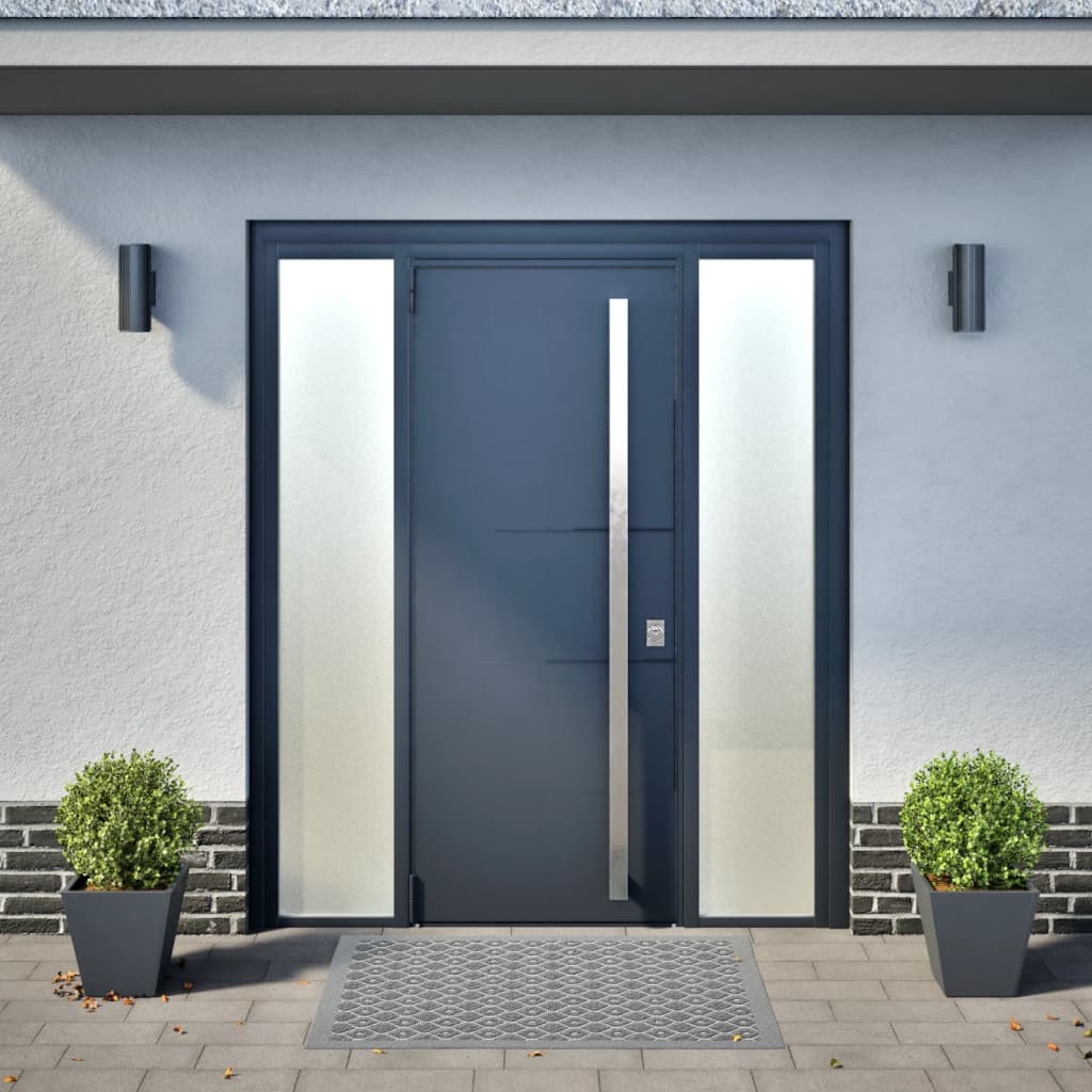 Ζαρντινιέρες Κήπου 2 τεμ. Ανθρακί 30x30x30 εκ. από Ατσάλι