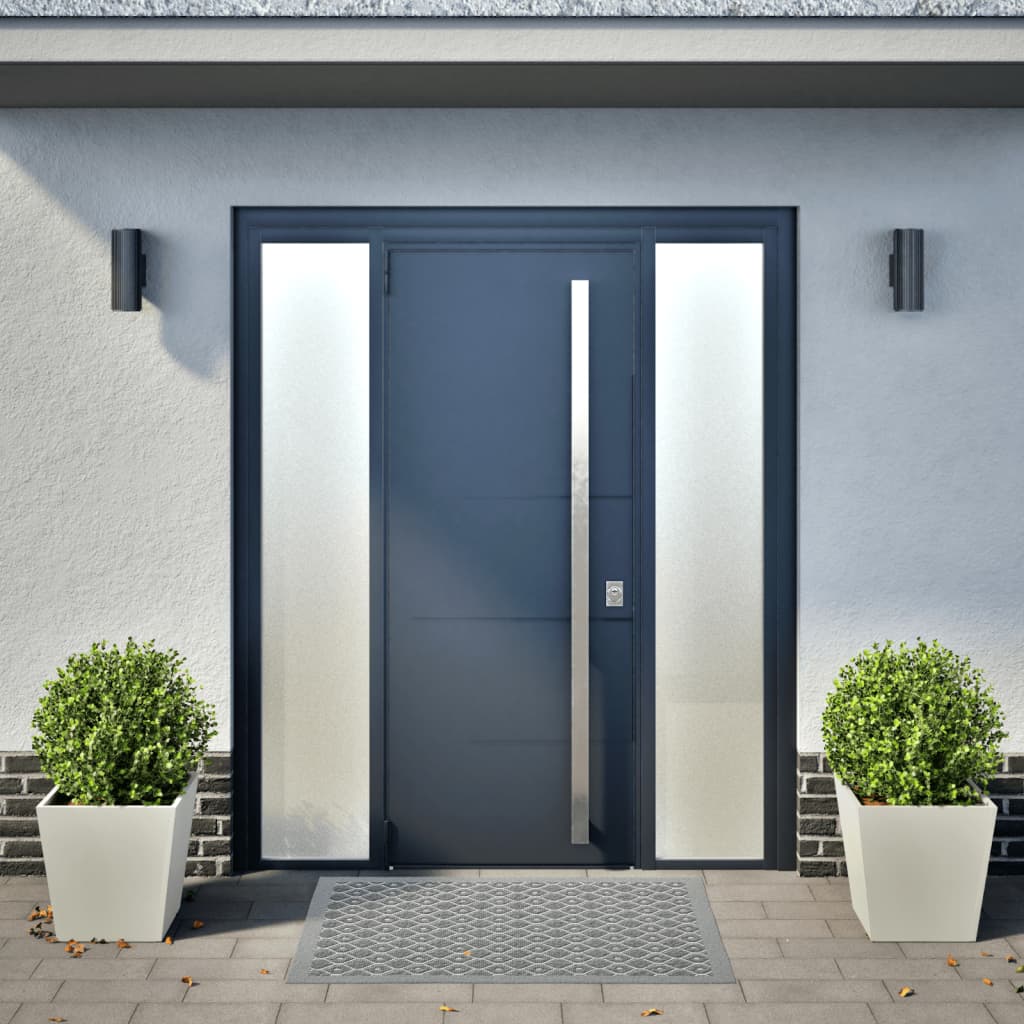 Ζαρντινιέρες Κήπου 2 τεμ. Λευκό 40x40x40 εκ. από Ατσάλι