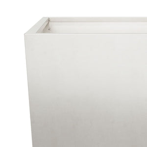 Ζαρντινιέρες Κήπου 2 τεμ. 35x35x75 εκ. από Ανοξείδωτο Ατσάλι