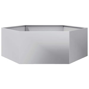 Ζαρντινιέρα Κήπου Εξάγωνη 138x120x45 εκ. Γαλβανισμένο Χάλυβα