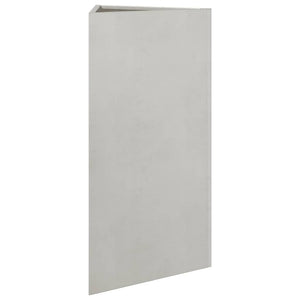 Ζαρντινιέρες Κήπου 2 τεμ. Τρίγωνο 40x34,5x75 εκ Ανοξείδωτο Ατσάλι