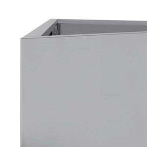 Ζαρντινιέρα Κήπου Τρίγωνο 50x43x75 εκ Γαλβ. Ατσάλι