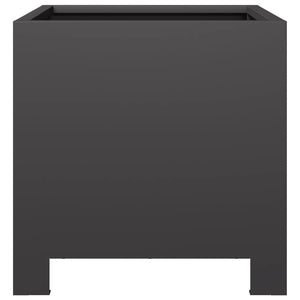 Ζαρντινιέρα Μαύρη 30x30x30 εκ. από Ατσάλι