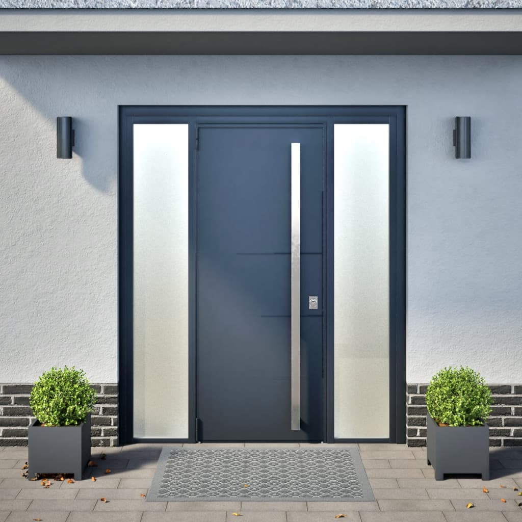 Ζαρντινιέρες Κήπου 2 τεμ. Ανθρακί 30x30x30 εκ. από Ατσάλι