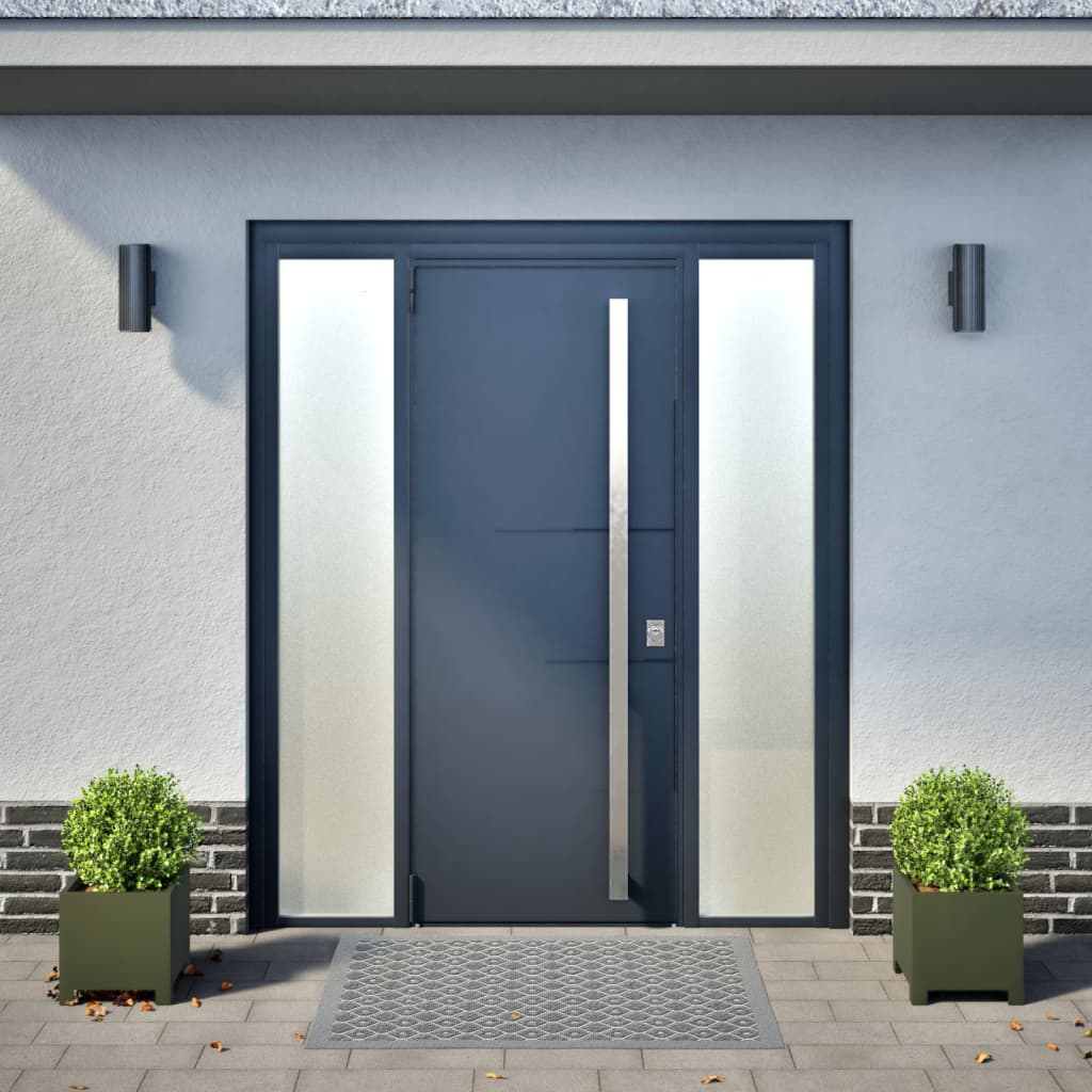 Ζαρντινιέρες Κήπου 2 τεμ. Λαδί 30x30x30 εκ. από Ατσάλι