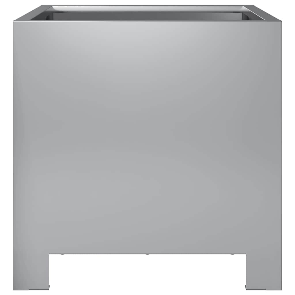 Ζαρντινιέρες Κήπου 2 τεμ. 30x30x30 εκ. από Γαλβανισμένο Χάλυβα