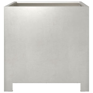 Ζαρντινιέρες Κήπου 2 τεμ. 40x40x40 εκ. από Ανοξείδωτο Ατσάλι