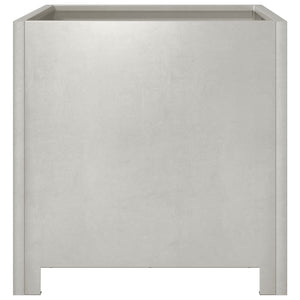 Ζαρντινιέρες Κήπου 2 τεμ. 40x40x40 εκ. από Ανοξείδωτο Ατσάλι