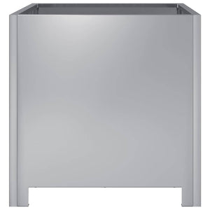 Ζαρντινιέρα Κήπου 40x40x40 εκ. Γαλβανισμένο Χάλυβα