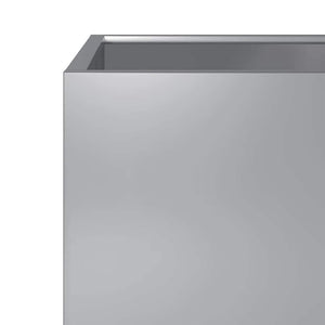 Ζαρντινιέρα Κήπου 40x40x40 εκ. Γαλβανισμένο Χάλυβα