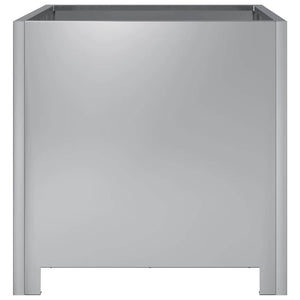 Ζαρντινιέρες Κήπου 2 τεμ. 40x40x40 εκ. Γαλβανισμένο Χάλυβα